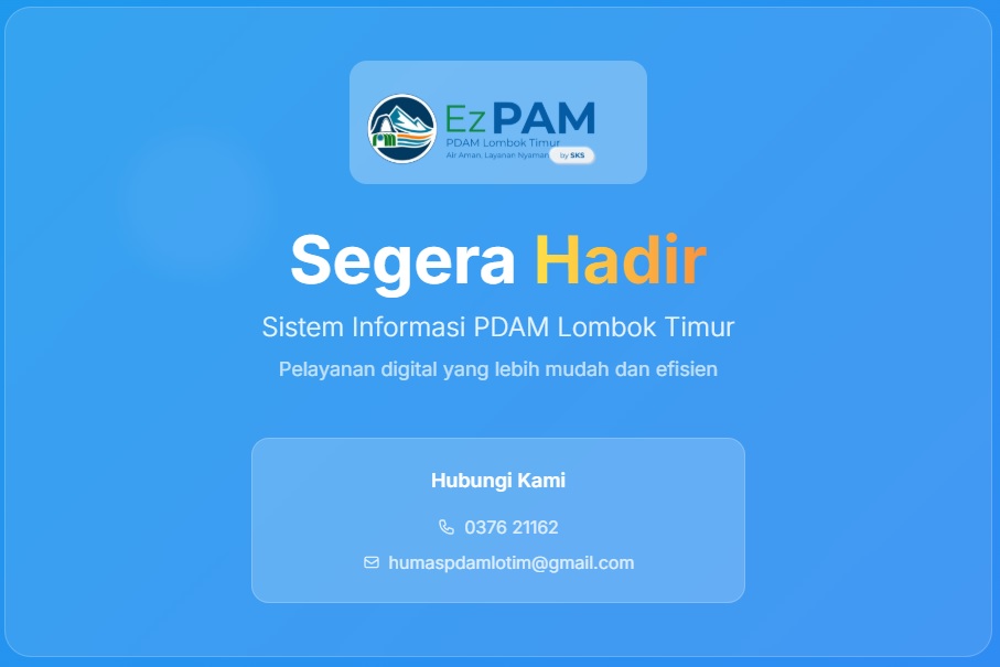 Launching aplikasi EzPam